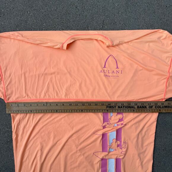 Disney Aulani Resort Spirit Jersey Orange Long Sleeve Swim Shirt UPF 50 LARGE - Picture 11 of 14
